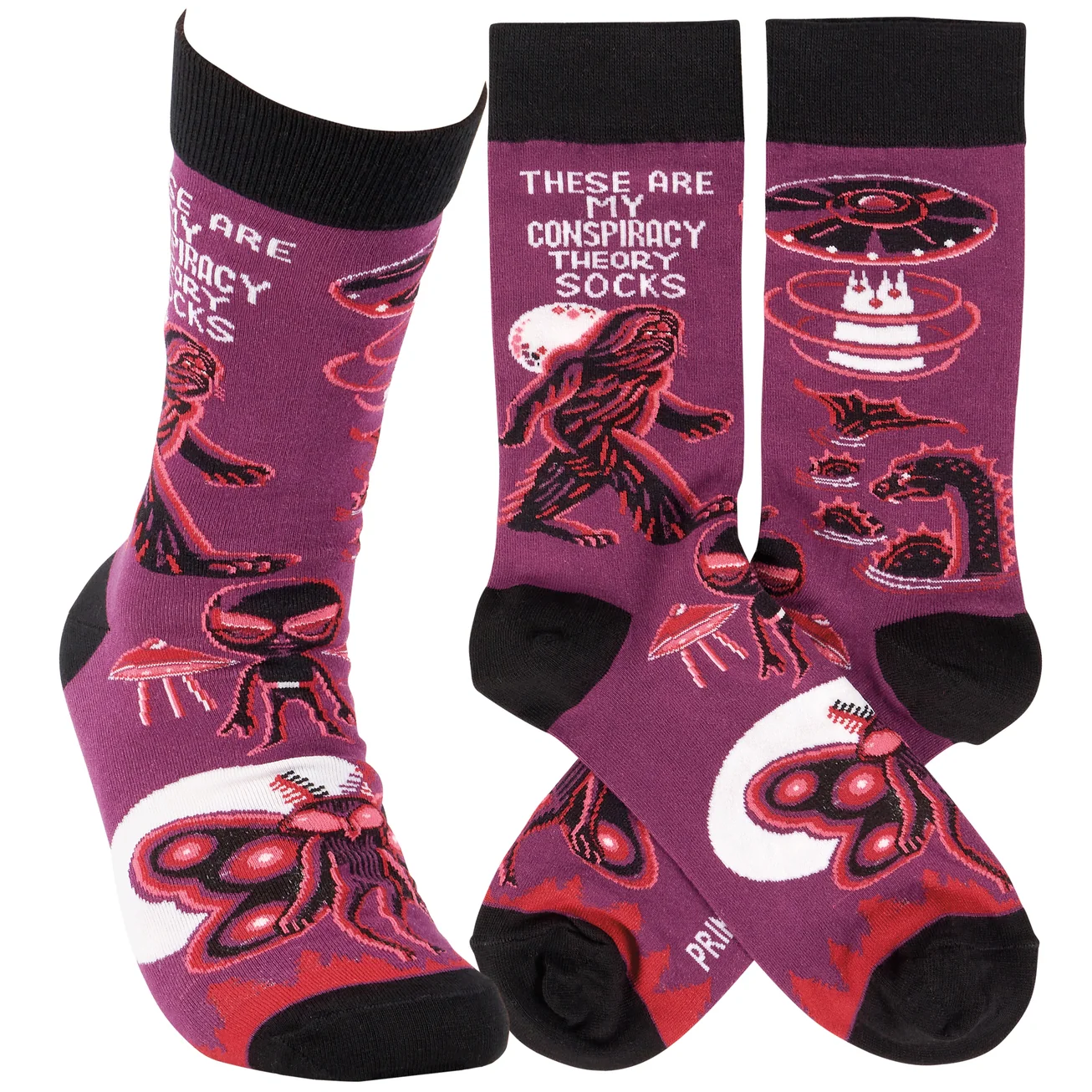 THESE ARE MY CONSPIRACY THEORY SOCKS