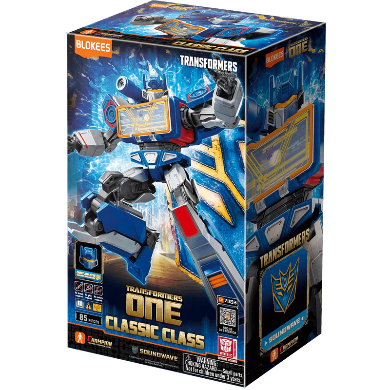 TRANSFORMERS BLOKEES CLASSIC CLASS ONE: SOUNDWAVE