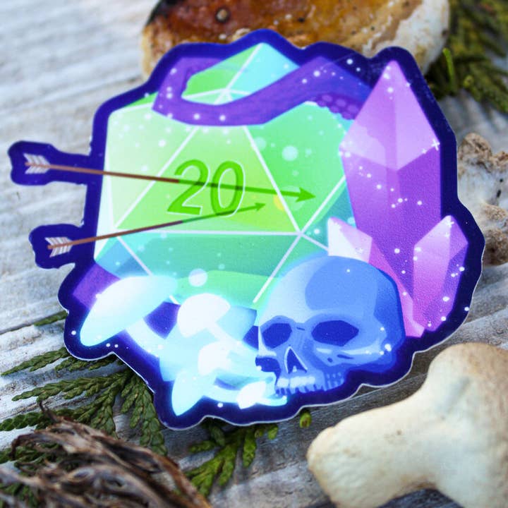UNDERDARK D20 STICKER