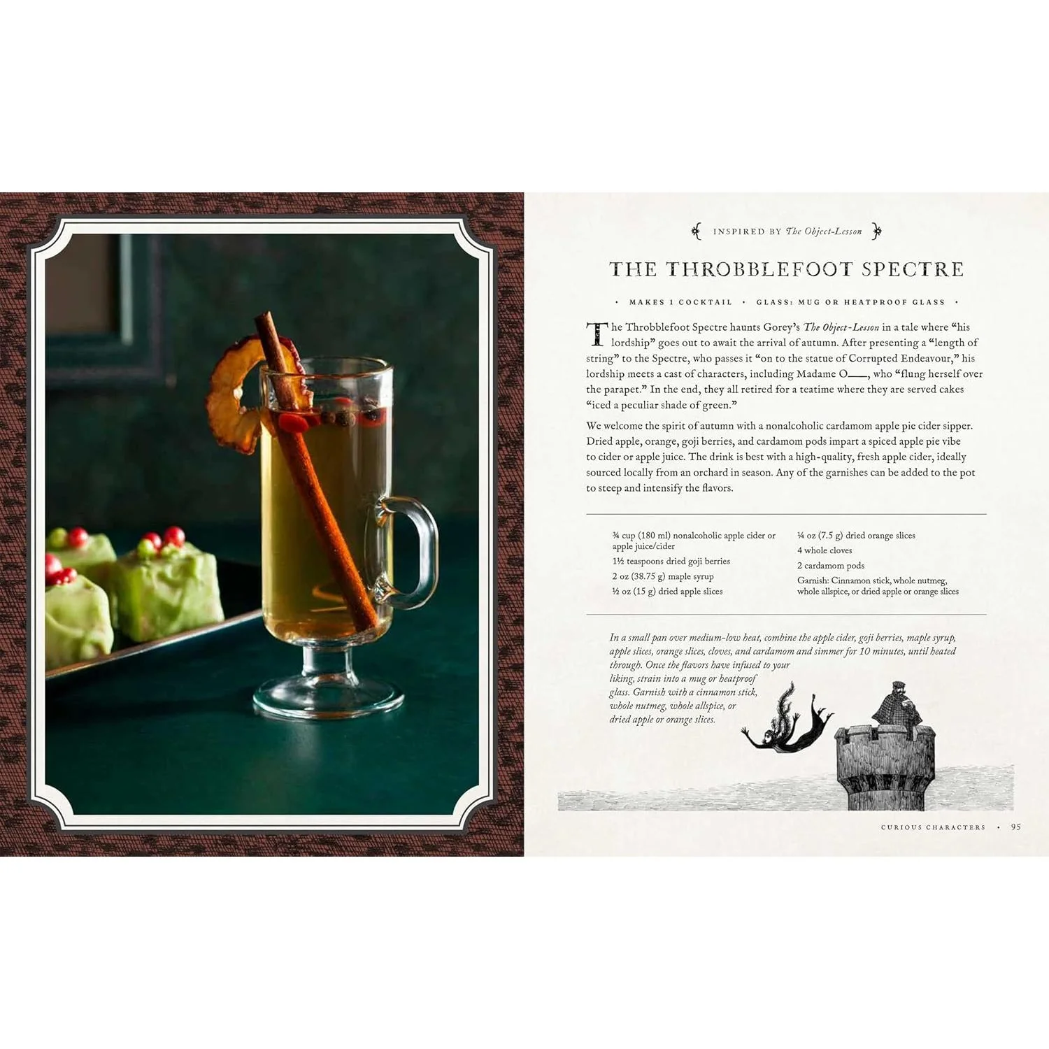 UNEASY ELIXIRS: 50 CURIOUS COCKTAILS INSPIRED BY EDWARD GOREY BY VIRGINIA MILLER - Image 5