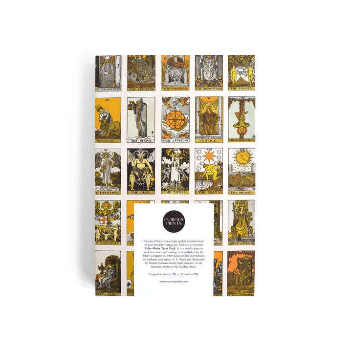 VINTAGE TAROT CARD EXPOSED COPTIC BINDING NOTEBOOK JOURNAL - Image 3