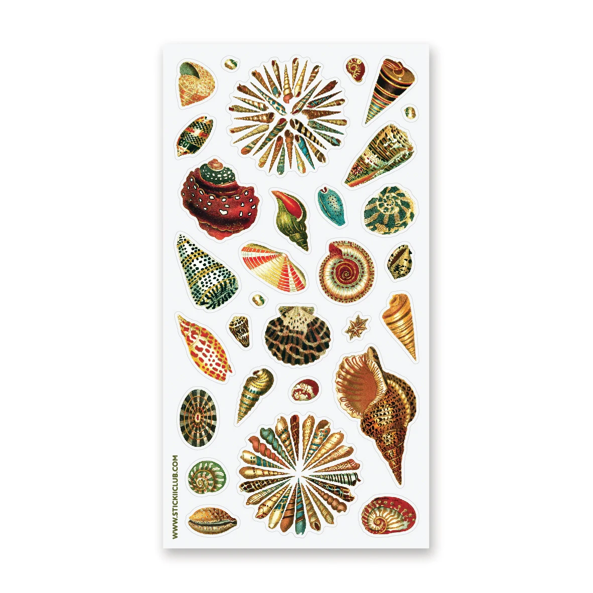 WASHI SHELLS STICKER SHEET