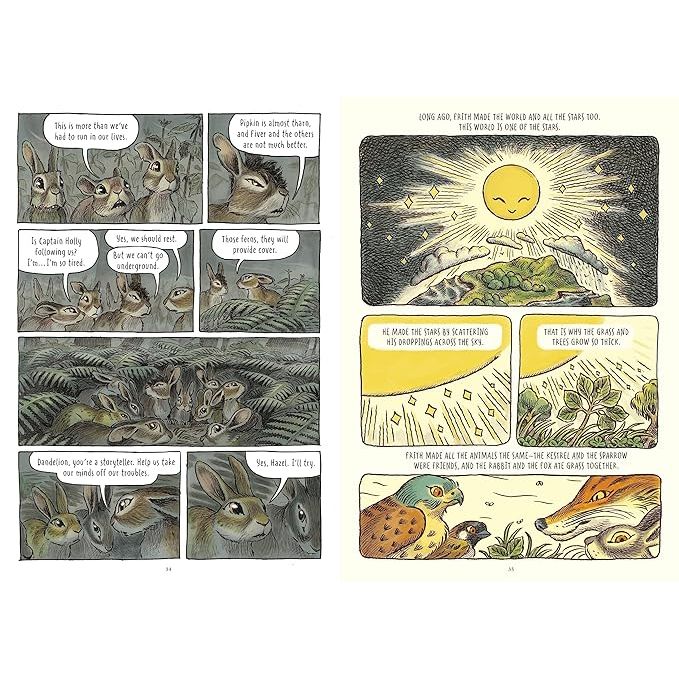 WATERSHIP DOWN BY RICHARD ADAMS (GRAPHIC NOVEL) ADAPTED AND ILLUSTRATED BY JAMES STURM AND JOE SUTPHIN - Image 2