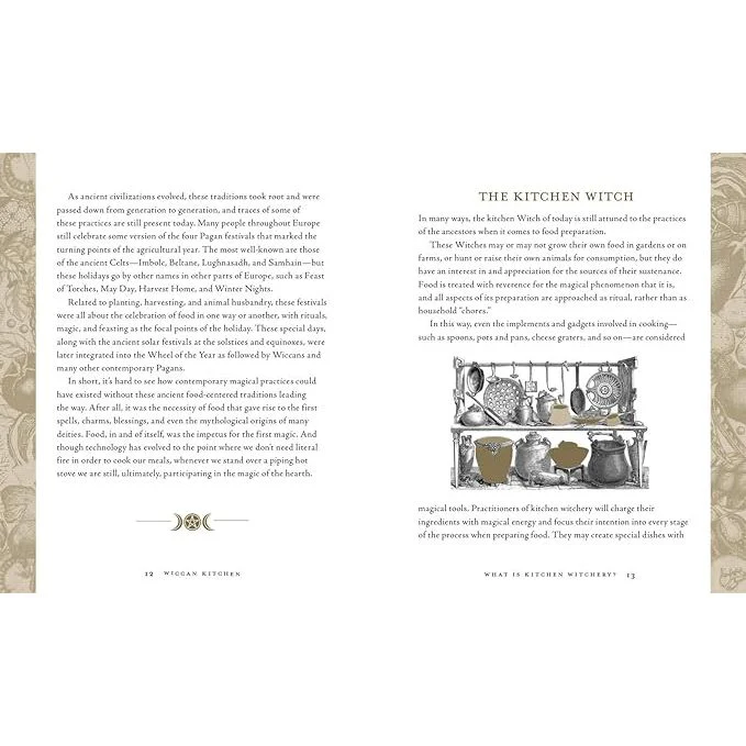 WICCAN KITCHEN: A GUIDE TO MAGICAL COOKING AND RECIPES BY LISA CHAMBERLAIN - Image 3