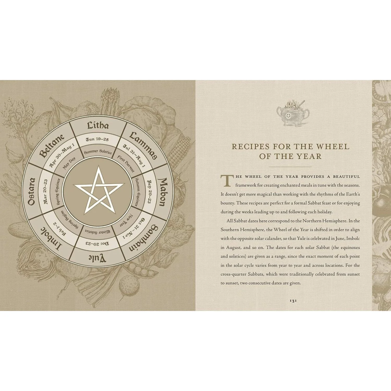 WICCAN KITCHEN: A GUIDE TO MAGICAL COOKING AND RECIPES BY LISA CHAMBERLAIN - Image 4