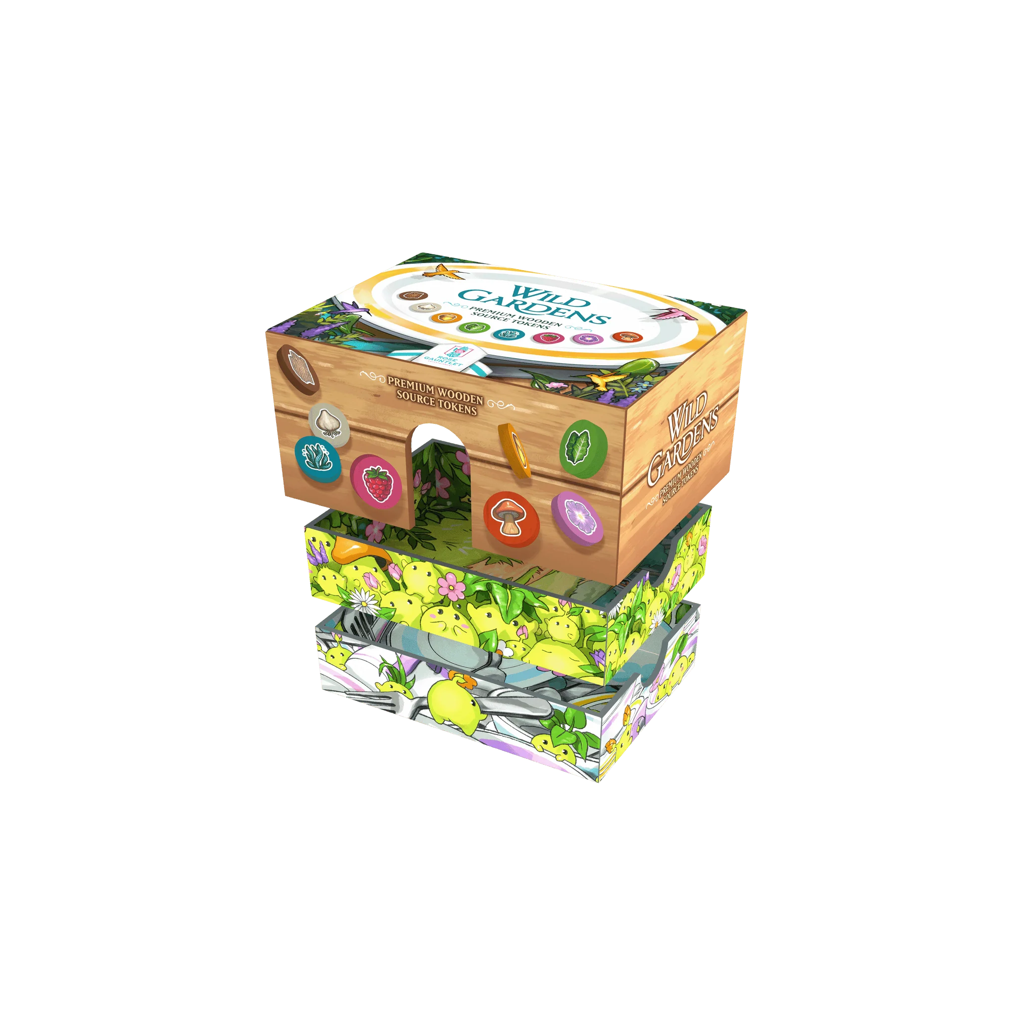 WILD GARDENS PREMIUM WOODEN SOURCE TOKEN PACK - Image 3