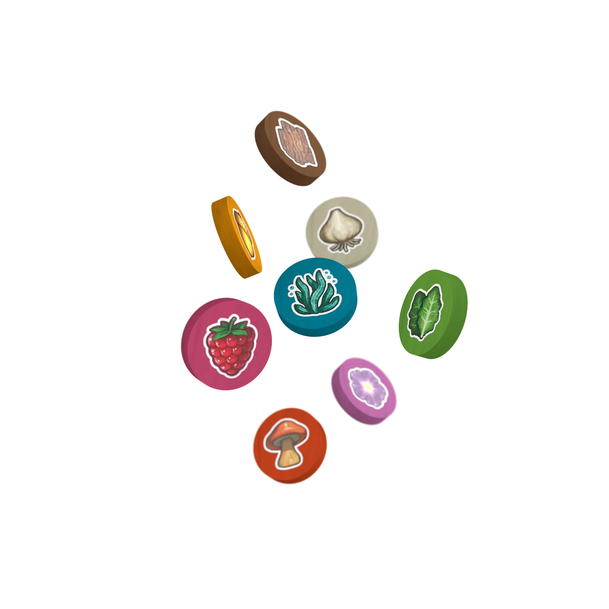 WILD GARDENS PREMIUM WOODEN SOURCE TOKEN PACK - Image 4