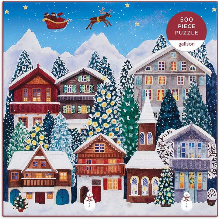 YULETIDE VILLAGE 500PC PUZZLE - Image 3
